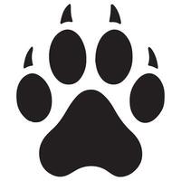 Dog Paw Print Graphic for Pet Lover and Animal Designs vector