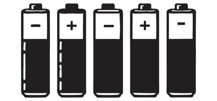 Battery Icon Image for Power, Energy and Electronics vector