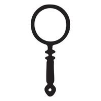 Magnifying Glass Illustration for Investigative Design Projects vector