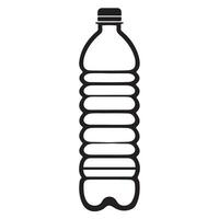 Plastic Water Bottle Reusable Container Environmentally Conscious Hydration vector