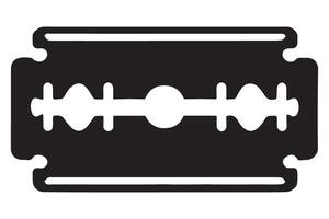 Classic Razor Blade Illustration Design for Vintage Graphics vector