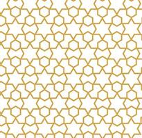 Seamless abstract geometric pattern in Arabian style background vector