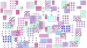 Abstract geometric halftone dots background vector