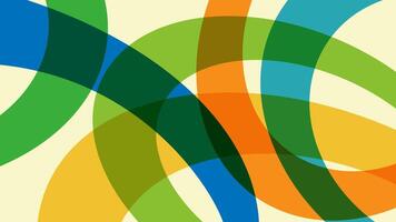 Abstract geometric transparent dynamic shape colorful background vector