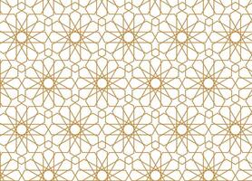Abstract seamless pattern in Arabian style background vector