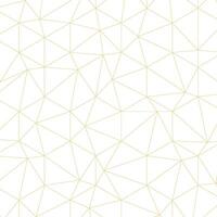 Seamless pattern abstract triangle background with elegant golden lines. Simple geometric seamless pattern with gold line texture on white background vector