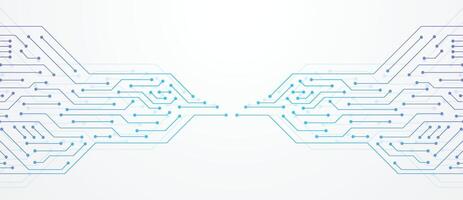 Ai Circuit Board Electronics Digital Technology Background. Computer Motherboard With A Chip, Processor, And Semiconductor vector