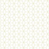 Seamless geometric pattern. Seamless hexagon pattern. Seamless pattern with geometric shapes. Abstract simple geometric seamless pattern with gold line texture on white background vector