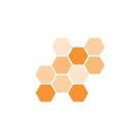 illustration of honeycomb pattern design. vector