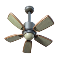 serene rustic Ceiling Fan Modern Design Isolated Cutout original png