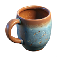 elegant rustic Ceramic Mug Rustic Glaze Transparent Background genuine png
