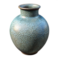 wonderful creative Ceramic Vase with Crackle Glaze Transparent Background original png