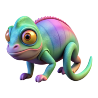 stunning creative Chameleon Changing Color Isolated Element authentic png