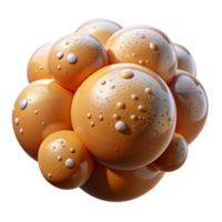 beautiful abstract Close Up of Carbonation Bubbles in Beer Isolated genuine png