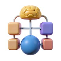 serene abstract Cognitive Function Diagram with Labels Cutout authentic png