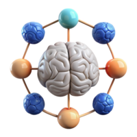 extraordinary creative Cognitive Functions Diagram Interconnected Nodes Isolated genuine png