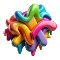 vibrant artistic Colorful Graffiti Art with Transparent Background authentic png
