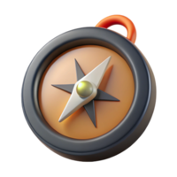 serene vintage Compass Navigation Tool Cutout Top View authentic png