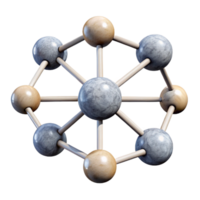 stunning creative Connected Nodes Network Transparent Background high quality png