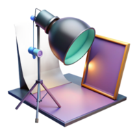 impressive vintage Continuous Lighting Setup Transparent Background high resolution png