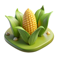 serene abstract Corn Field Landscape Transparent authentic png
