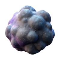extraordinary contemporary Cosmic Dust Cloud Cutout with Subtle Glow authentic png