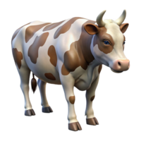 extraordinary artistic Cow Grazing in Pasture Cutout Side View high resolution png