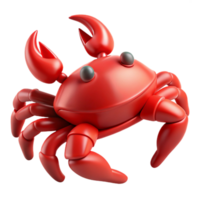 extraordinary artistic Crab Red Claws Side View Cutout high resolution png