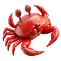 extraordinary classic Crab Red Claws Side View Cutout png