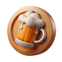 stunning modern Craft Beer Logo with Custom Design Isolated authentic png