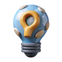 impressive artistic Creative Problem Solving Icon Lightbulb Cutout high quality png