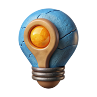 extraordinary minimalist Creative Problem Solving Icon Lightbulb Cutout original png