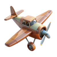 vibrant minimalist Crop Dusting Plane in Flight Transparent Background high quality png