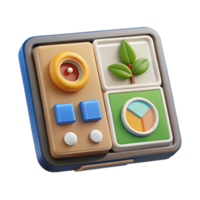 magnificent creative Crop Health Analysis on Tablet Computer Front View Transparent Background professional png