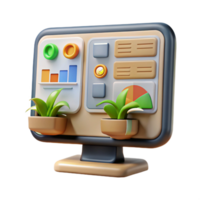 impressive creative Crop Monitoring System Dashboard Modern Design Transparent Background exclusive png