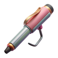 serene minimalist Curling Iron with Ceramic Barrel Isolated genuine png