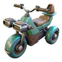 elegant artistic Cyberpunk Hoverbike Side View Cutout authentic png