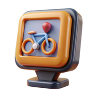 elegant creative Cycling Computer Display Close Up Isolated high resolution png