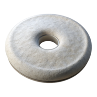 beautiful modern Cymbal Felt Washer Protective Pad White Color Transparent Background original png
