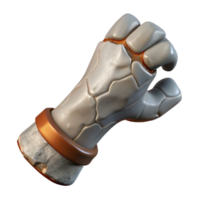 vibrant creative Damaged Sculpture Arm Fragment Isolated on Transparent Background authentic png