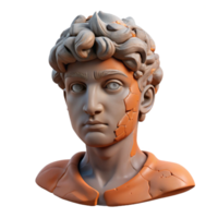 magnificent artistic Damaged Sculpture Restoration Clay Modeling Transparent Background original png