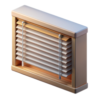 wonderful contemporary Smart Blinds Partially Open Side View Transparent Background original png
