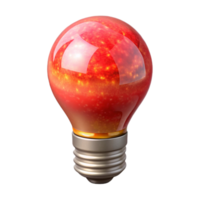 magnificent rustic Smart Bulb Color Changing Red Hue Transparent Background professional png
