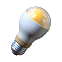 impressive modern Smart Bulb Soft White Light Transparent Background genuine png