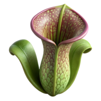 impressive creative Darlingtonia Californica Cobra Lily Hooded Pitcher Cutout Isolated png