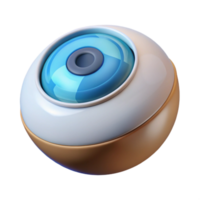 wonderful modern Smart Contact Lens with Display Overlay Transparent Cutout original png