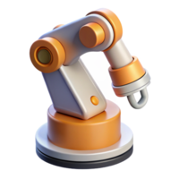 impressive modern Smart Factory Robot Arm with Gripper Attachment Transparent Element png