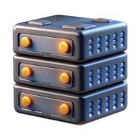 vibrant classic Data Server Front View with Blinking Lights Isolated exclusive png