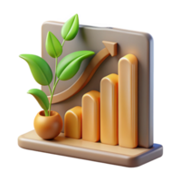 magnificent minimalist Data Visualization of Crop Growth Chart Cutout authentic png