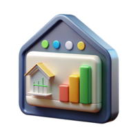 extraordinary creative Smart Home Energy Monitor Display Isolated high quality png
